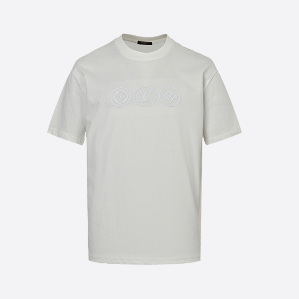 Louis Vuitton 25SS Three Ring Monogram Embroidered Short Sleeve