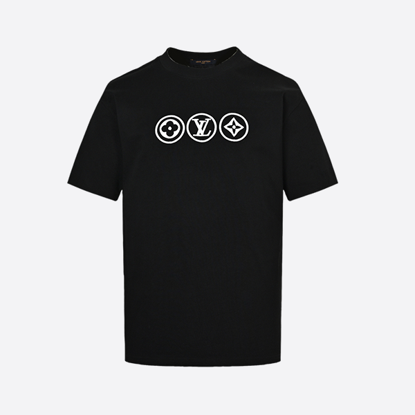 Louis Vuitton 25SS Three Ring Monogram Embroidered Short Sleeve