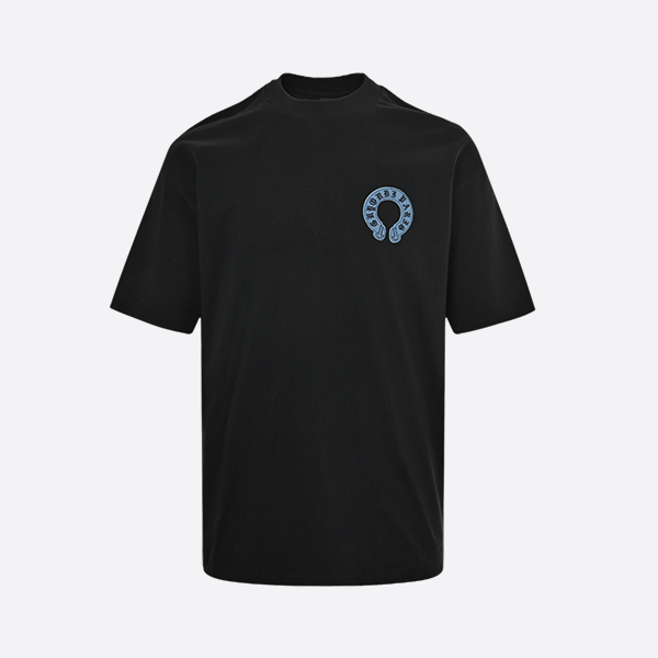 Chrome Hearts foam horseshoe print short sleeves