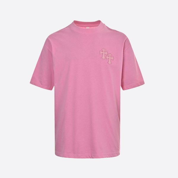 Chrome Hearts foam horseshoe print short sleeves