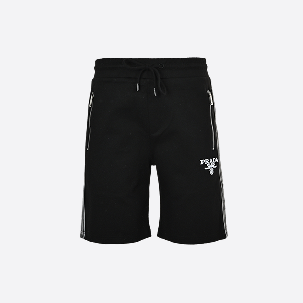 Prada Pocket zip side webbing shorts