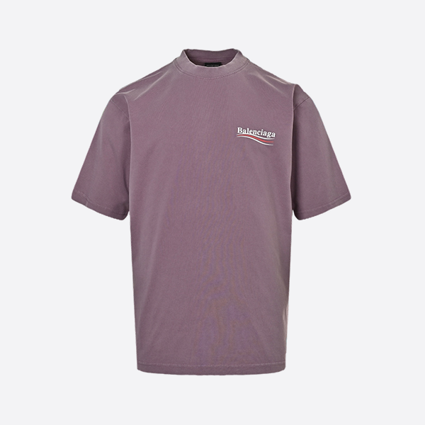 Balenciaga Coke Wave Print Short Sleeve