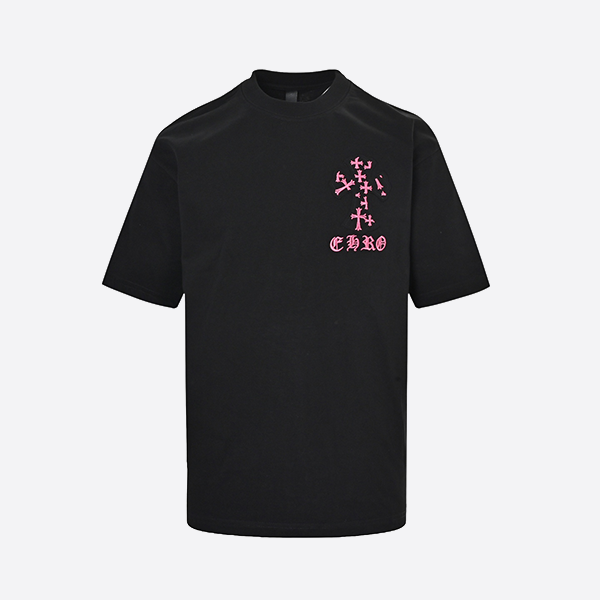 Chrome Hearts 25ss patch embroidered cross short sleeves