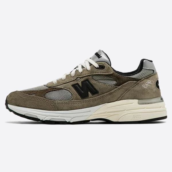ジェジョウンド x ニューバランス 993シリーズ 連名モデル ライトブラウン レトロ カジュアル ランニングシューズ MR993JJ