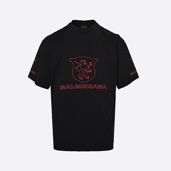 Balenciaga 25ss Manchester United embroidered short sleeve