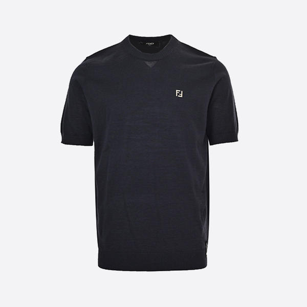 Fendi hardware double F logo knitted short sleeves
