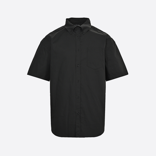 バレンシアガ 25SS レッド シグネチャー テープ 半袖シャツ