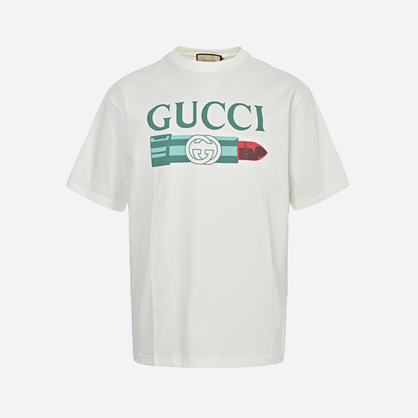 グッチ 23ss リップスティックプリント 半袖