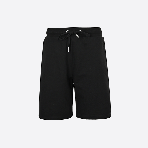 Ami Paris small heart embroidered shorts